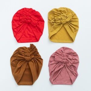 Set of 4 Baby Headwraps
